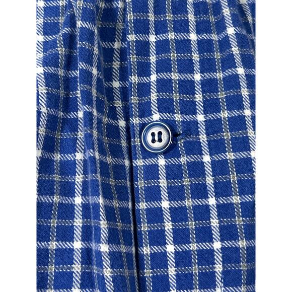 Indianapolis Colts Flannel Pants Medium Blue Plaid Lounge Sleep Pajama NFL - Picture 4 of 14